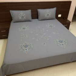 PREMIUM FlORAL EMBROIDERY BEDSHEET