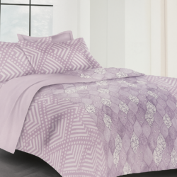 Heavendecor 100% Cotton 210 TC Cotton Bed Sheets for Double Bed with 2 Pillow Covers – Pink
