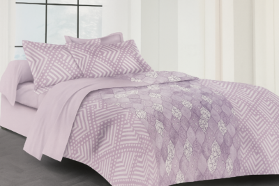Heavendecor 100% Cotton 210 TC Cotton Bed Sheets for Double Bed with 2 Pillow Covers – Pink