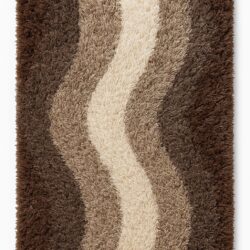 Heavendecor  Anti-Skid Polyester Doormat/Trending Design Hand Woven Fluffy Rug Doormat/Mats for Bedroom/Dinning Hall/Living Room(16 X 24 Inch, Beige Brown)